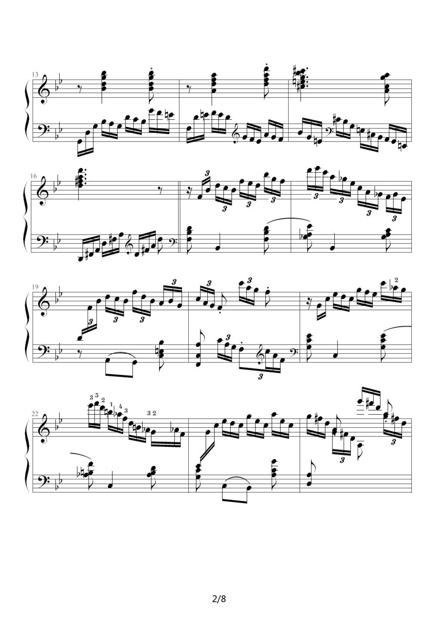 练习曲（Op.72 No.2）钢琴曲谱（图2）