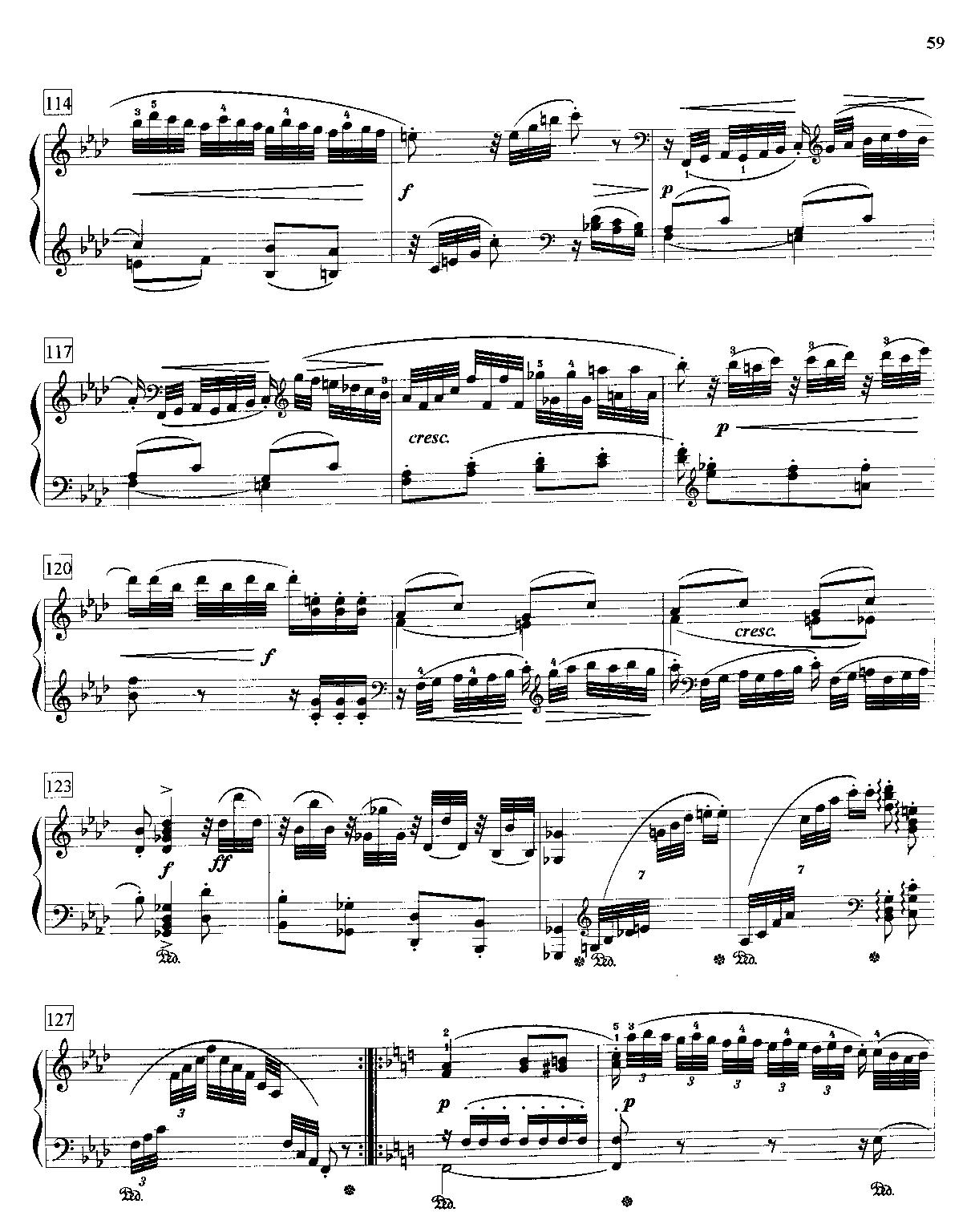 f小调变奏曲（Op.83）钢琴曲谱（图6）