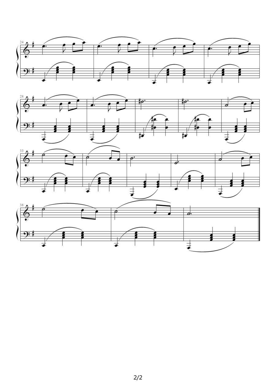 夜曲（1）钢琴曲谱（图2）