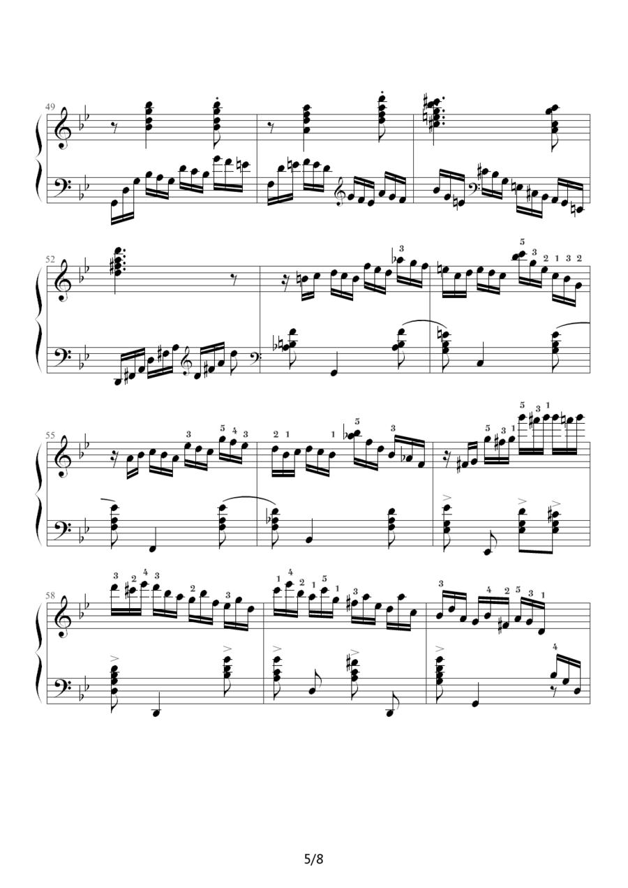 练习曲（Op.72 No.2）钢琴曲谱（图5）