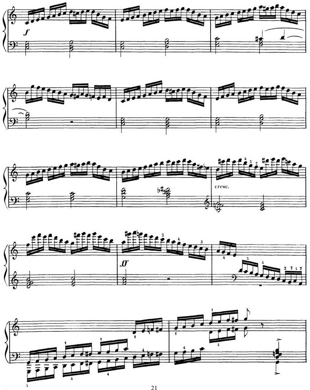 15 Etudes de Virtuosité Op.72 No.5（十五首钢琴练习曲之五）钢琴曲谱（图3）