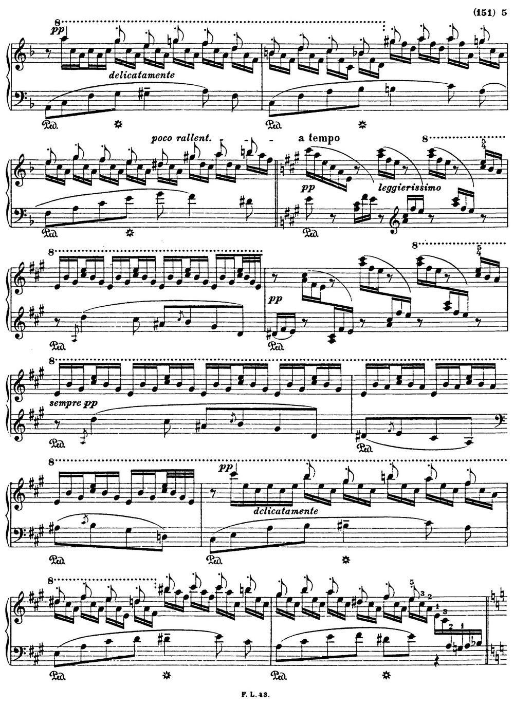 李斯特音乐会练习曲 S145（2 S145 侏儒舞 Gnomenreigen）钢琴曲谱（图4）