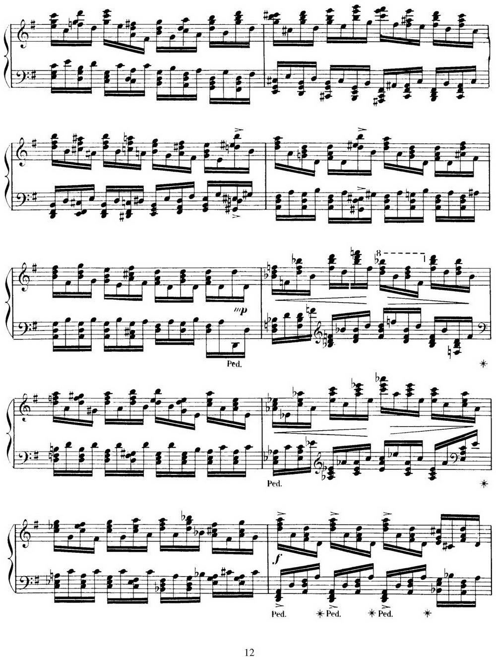 15 Etudes de Virtuosité Op.72 No.3 （十五首钢琴练习曲之三）钢琴曲谱（图2）