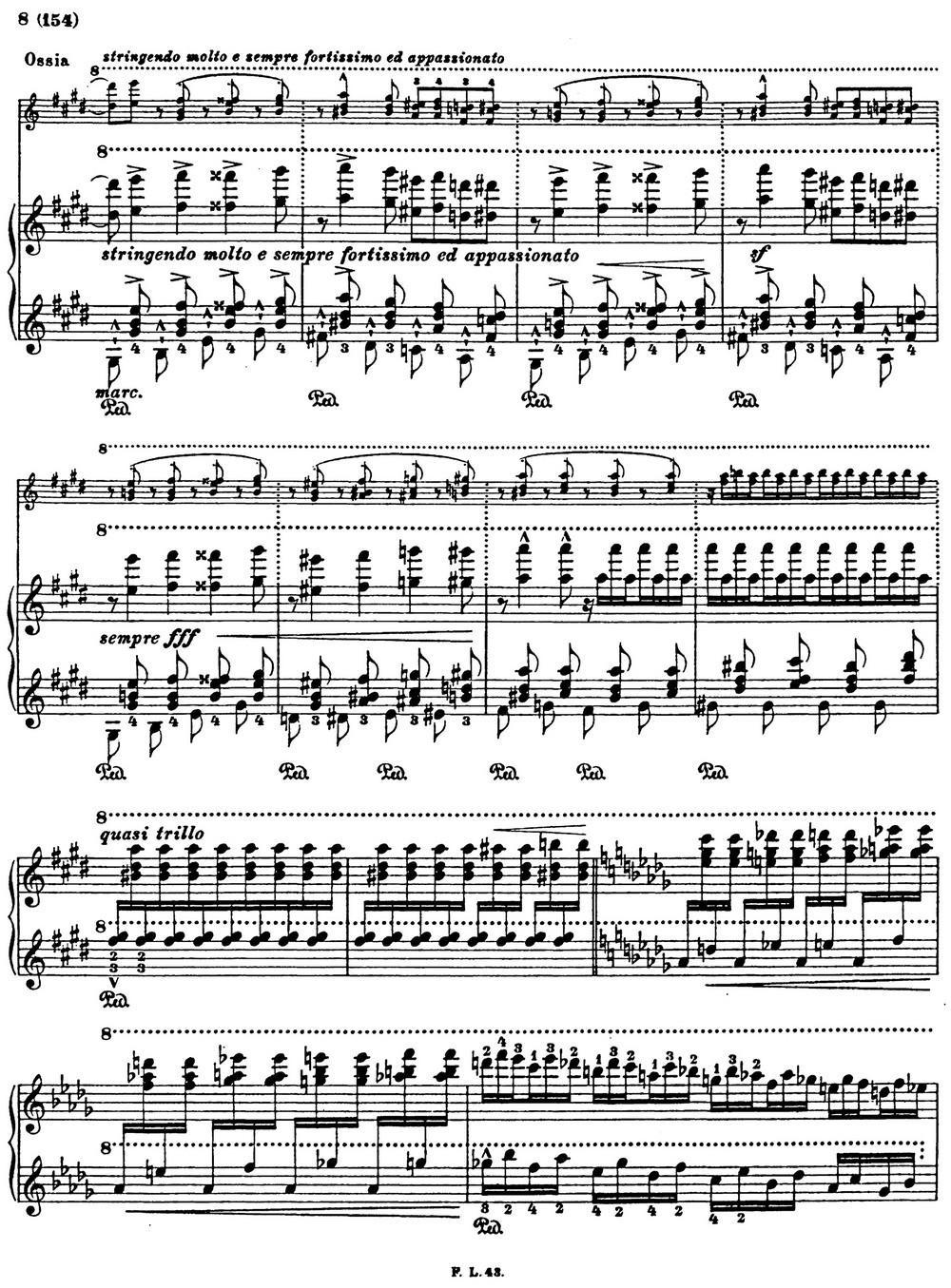 李斯特音乐会练习曲 S145（2 S145 侏儒舞 Gnomenreigen）钢琴曲谱（图7）
