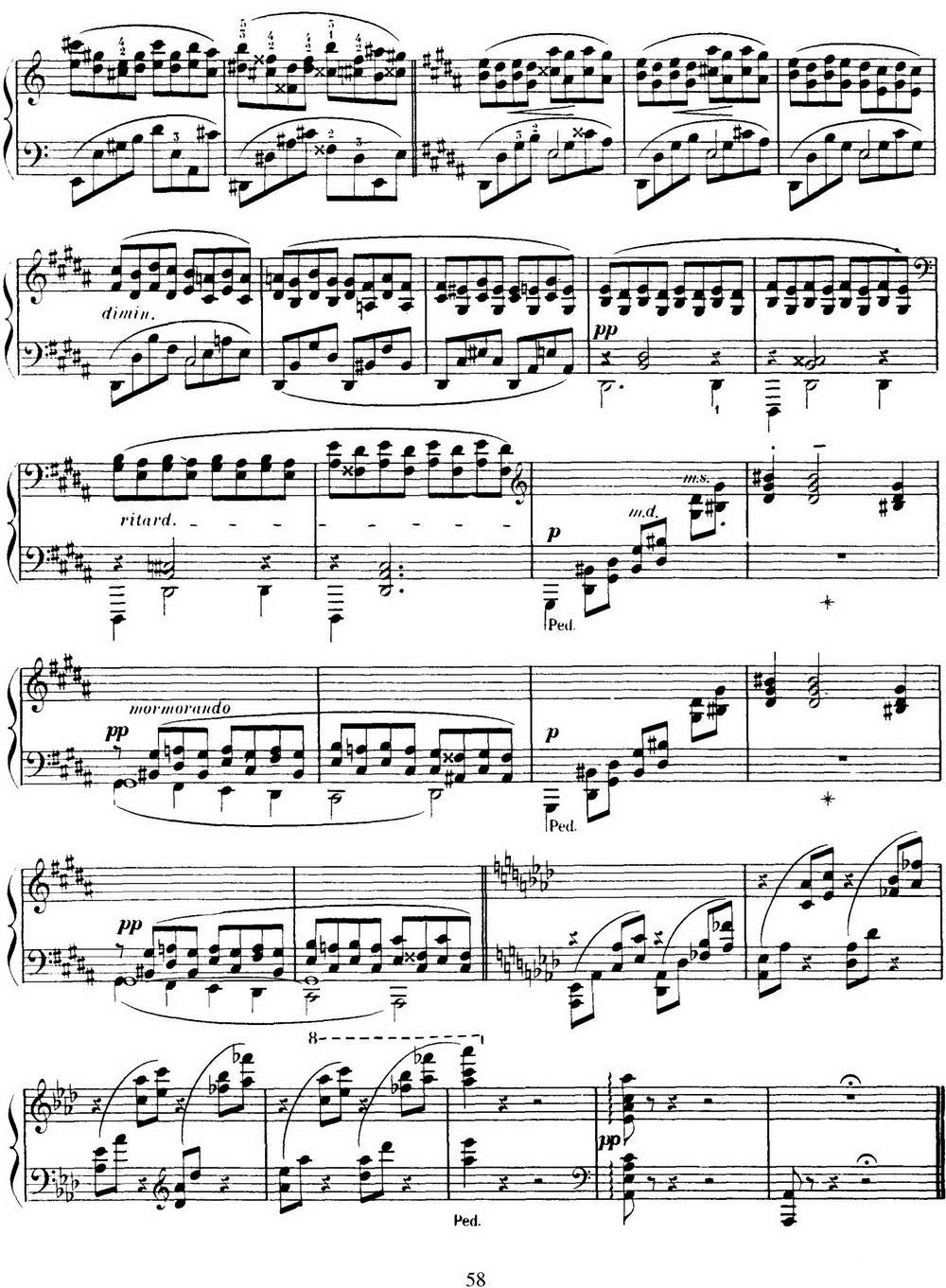 15 Etudes de Virtuosité Op.72 No.13（十五首钢琴练习曲之十三）钢琴曲谱（图5）