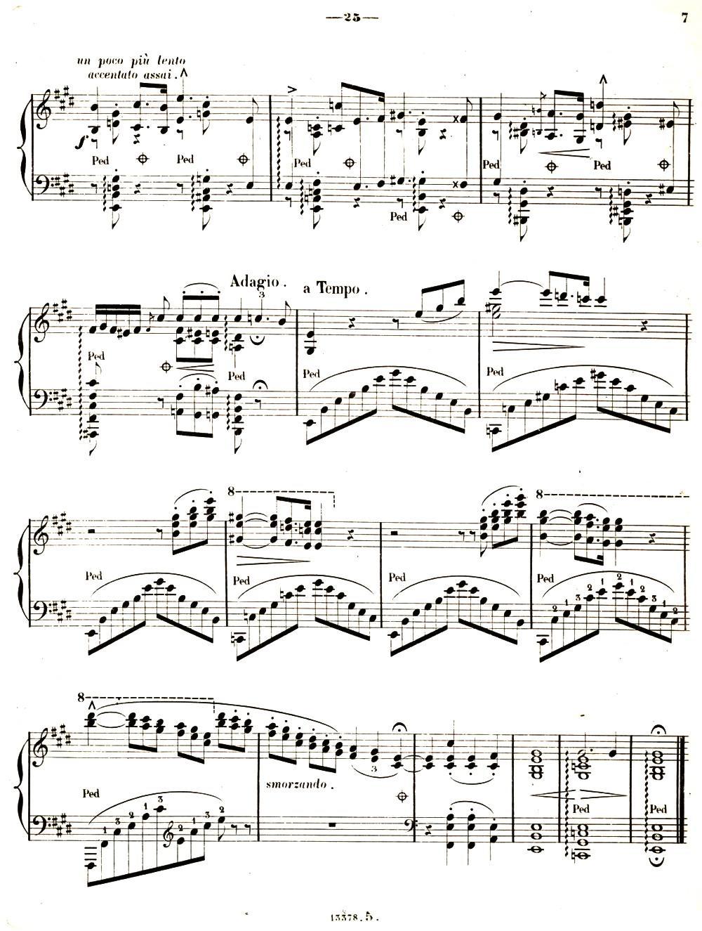 旅行岁月（第二集）意大利游记（（5.彼特拉克的十四行诗第104号 Sonetto 104 del P钢琴曲谱（图6）