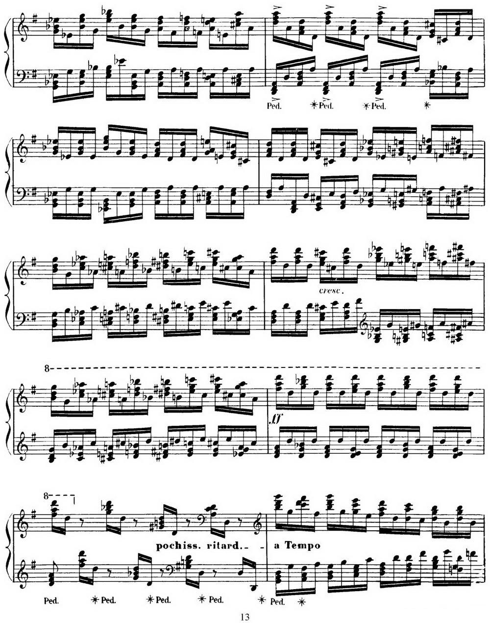 15 Etudes de Virtuosité Op.72 No.3 （十五首钢琴练习曲之三）钢琴曲谱（图3）