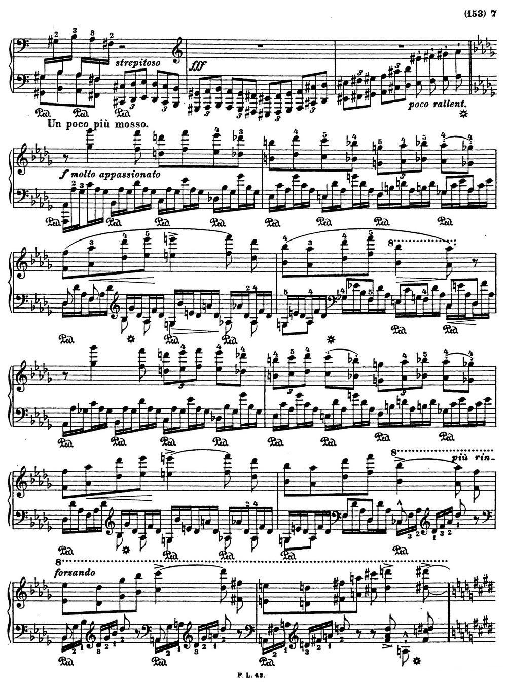 李斯特音乐会练习曲 S145（2 S145 侏儒舞 Gnomenreigen）钢琴曲谱（图6）
