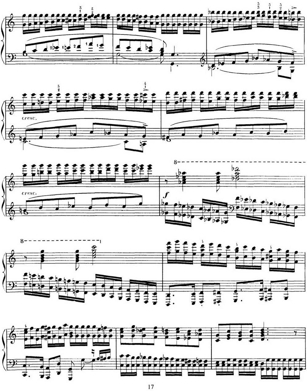 15 Etudes de Virtuosité Op.72 No.4 （十五首钢琴练习曲之四）钢琴曲谱（图3）
