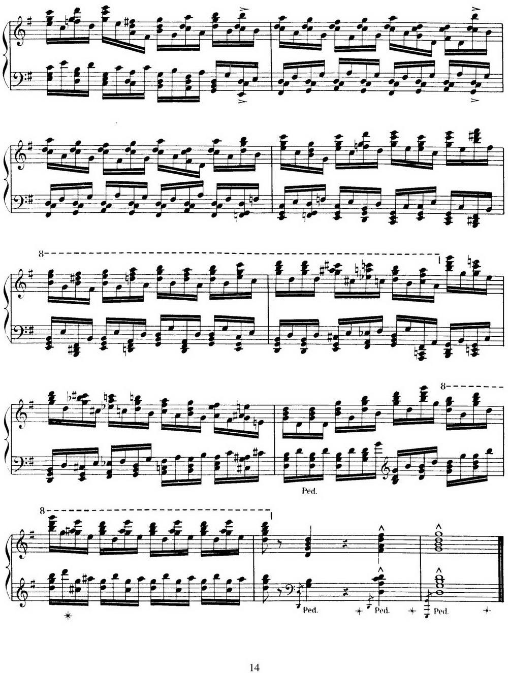 15 Etudes de Virtuosité Op.72 No.3 （十五首钢琴练习曲之三）钢琴曲谱（图4）