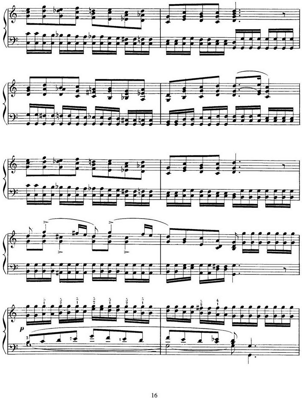 15 Etudes de Virtuosité Op.72 No.4 （十五首钢琴练习曲之四）钢琴曲谱（图2）