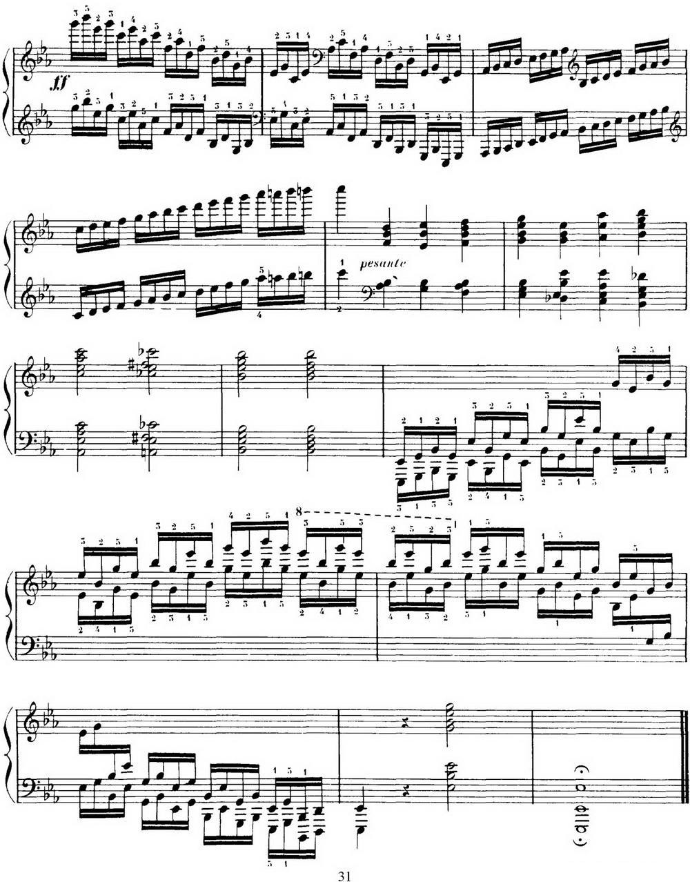 15 Etudes de Virtuosité Op.72 No.7（十五首钢琴练习曲之七）钢琴曲谱（图4）