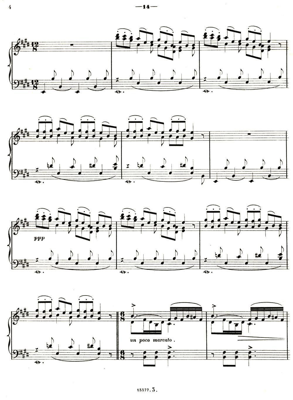 旅行岁月（第一集）瑞士游记（3.田园 Pastorale ）钢琴曲谱（图3）
