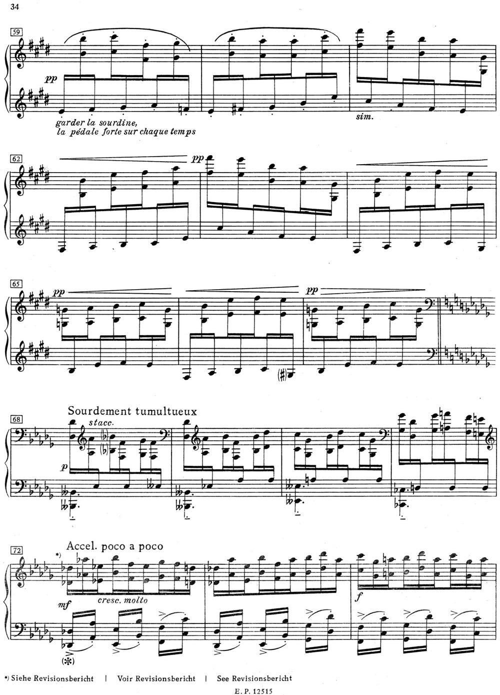 德彪西12首钢琴练习曲（5 八度练习v1.0 octaves）钢琴曲谱（图4）