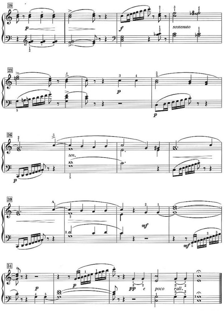50首莱蒙钢琴练习曲 作品37（NO.24）钢琴曲谱（图2）