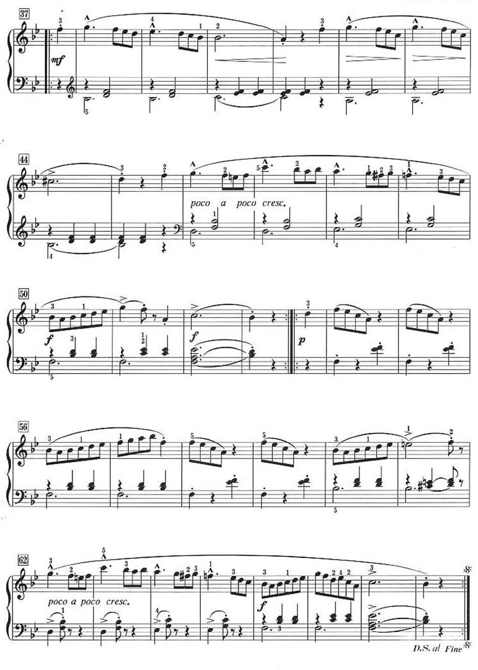 50首莱蒙钢琴练习曲 作品37（NO.25）钢琴曲谱（图2）