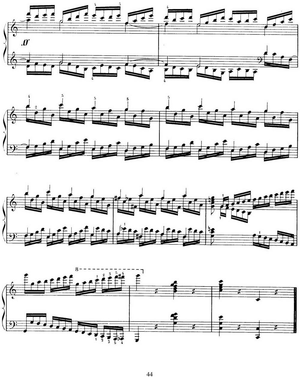 15 Etudes de Virtuosité Op.72 No.10（十五首钢琴练习曲之十）钢琴曲谱（图4）