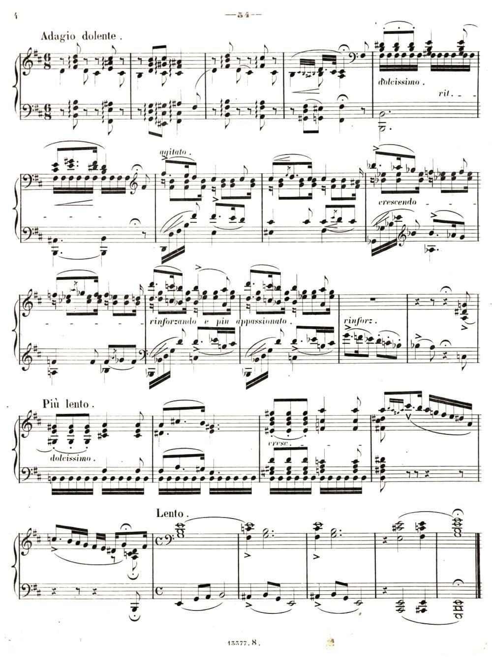 旅行岁月（第一集）瑞士游记（8.乡愁 Le mai du Pays ）钢琴曲谱（图3）