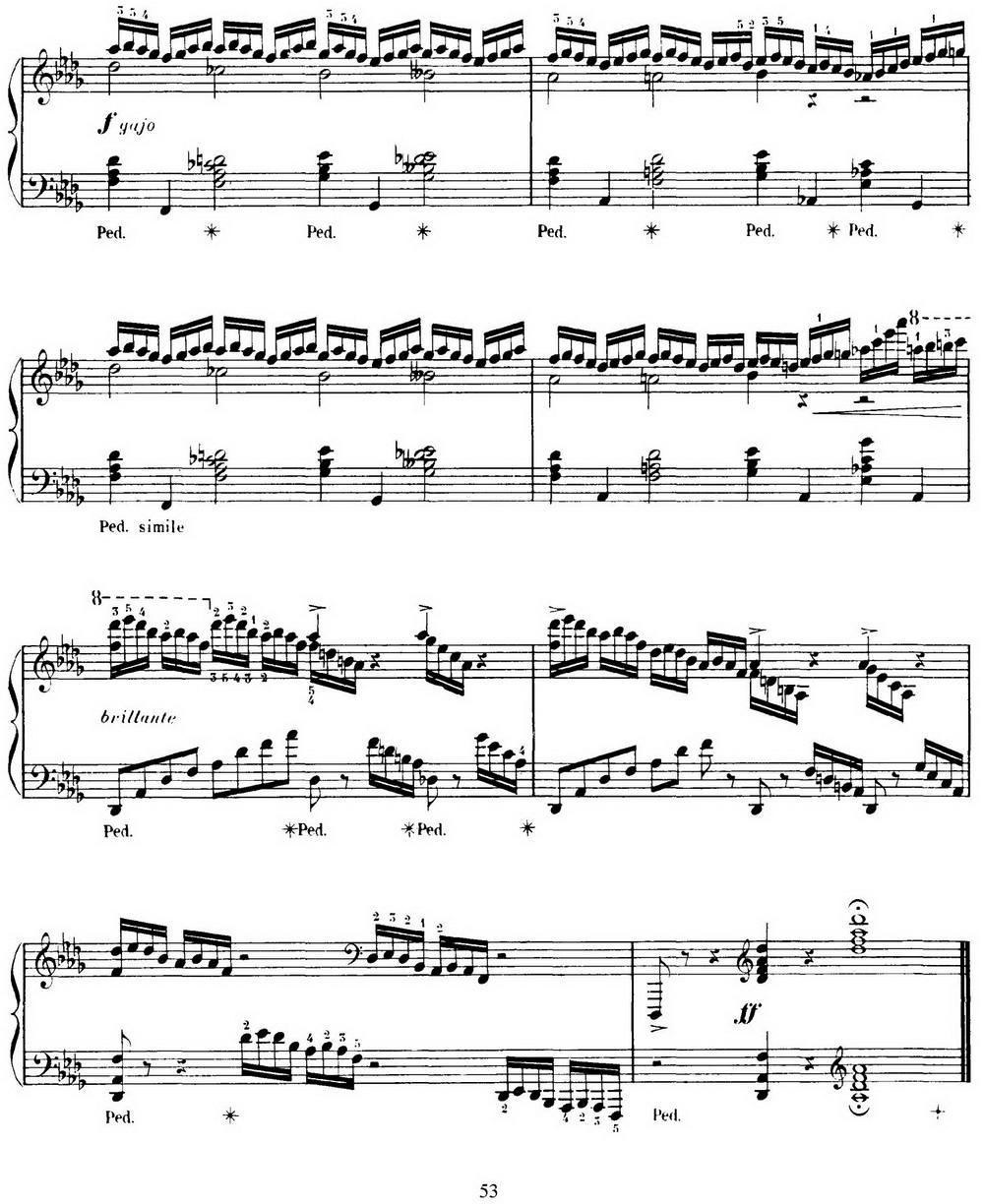15 Etudes de Virtuosité Op.72 No.12（十五首钢琴练习曲之十二）钢琴曲谱（图4）