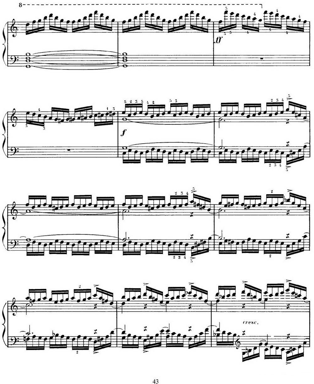 15 Etudes de Virtuosité Op.72 No.10（十五首钢琴练习曲之十）钢琴曲谱（图3）