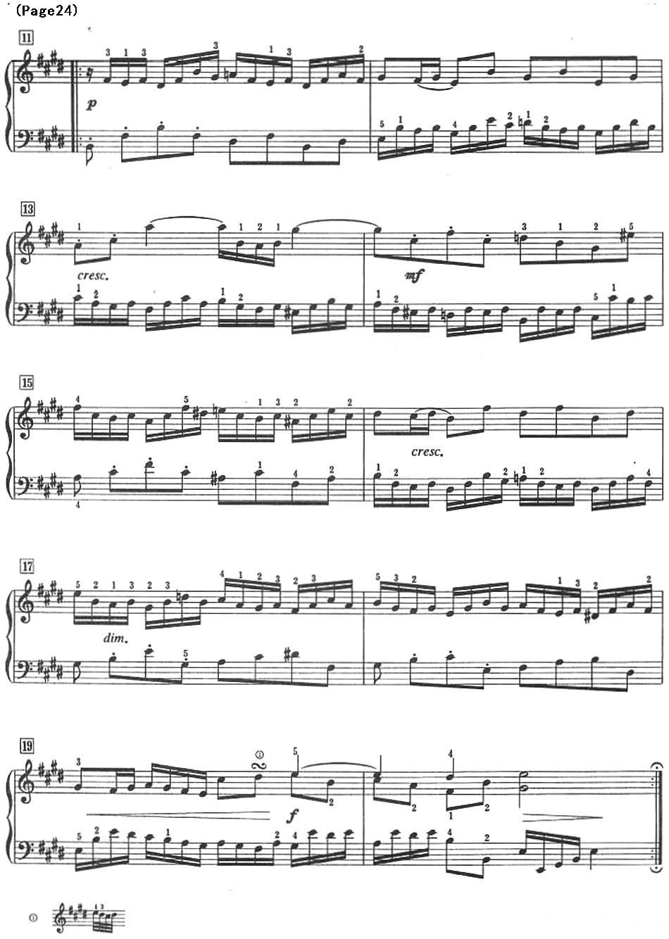 巴赫小前奏曲（NO.17-NO.18）钢琴曲谱（图2）
