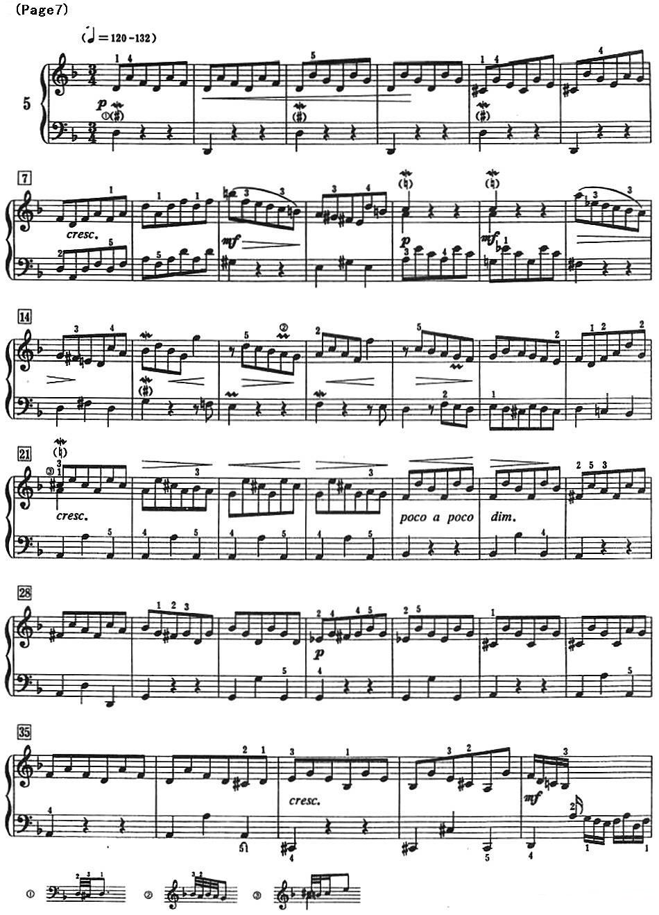 巴赫小前奏曲（NO.5-NO.8）钢琴曲谱（图1）
