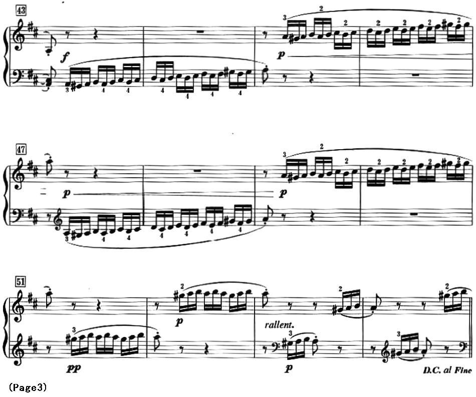 50首莱蒙钢琴练习曲 作品37（NO.48）钢琴曲谱（图3）
