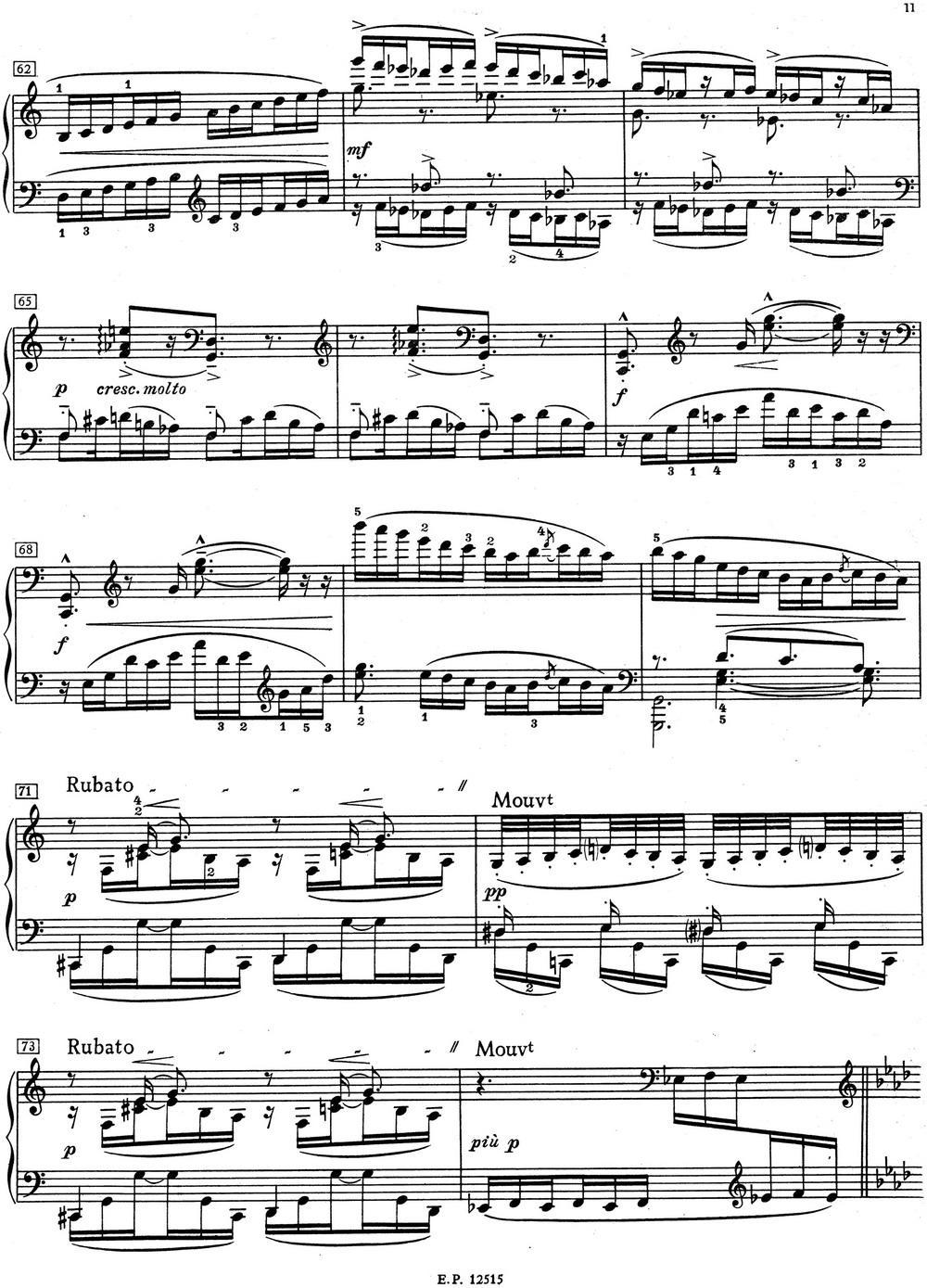德彪西12首钢琴练习曲（1 五指练习v1.0 cinq doigts）钢琴曲谱（图5）