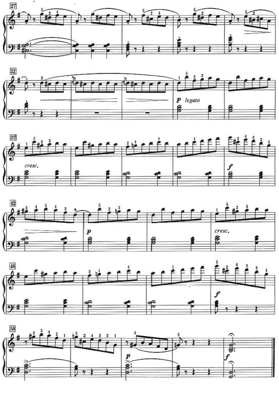 50首莱蒙钢琴练习曲 作品37（NO.7）钢琴曲谱（图2）