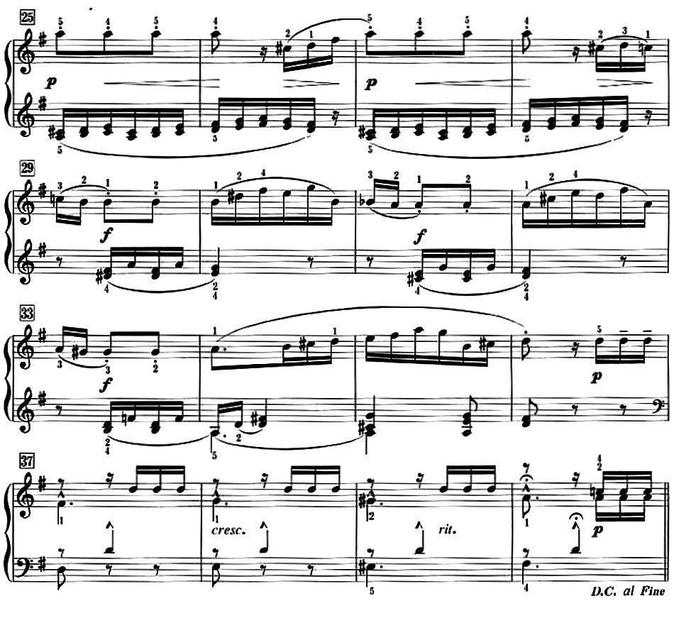 50首莱蒙钢琴练习曲 作品37（NO.42）钢琴曲谱（图2）