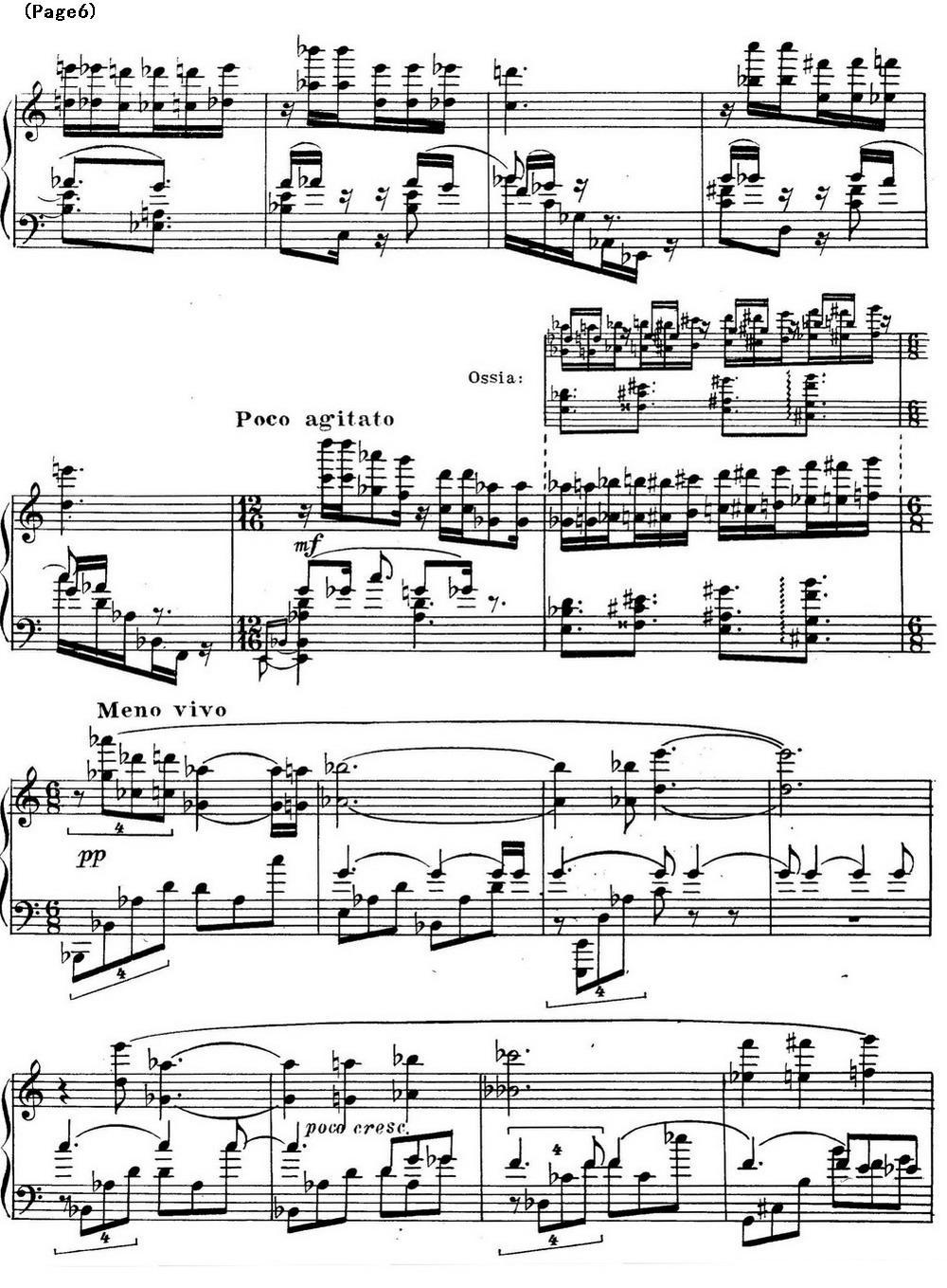 斯克里亚宾3首钢琴练习曲 Op65（No.1）钢琴曲谱（图6）