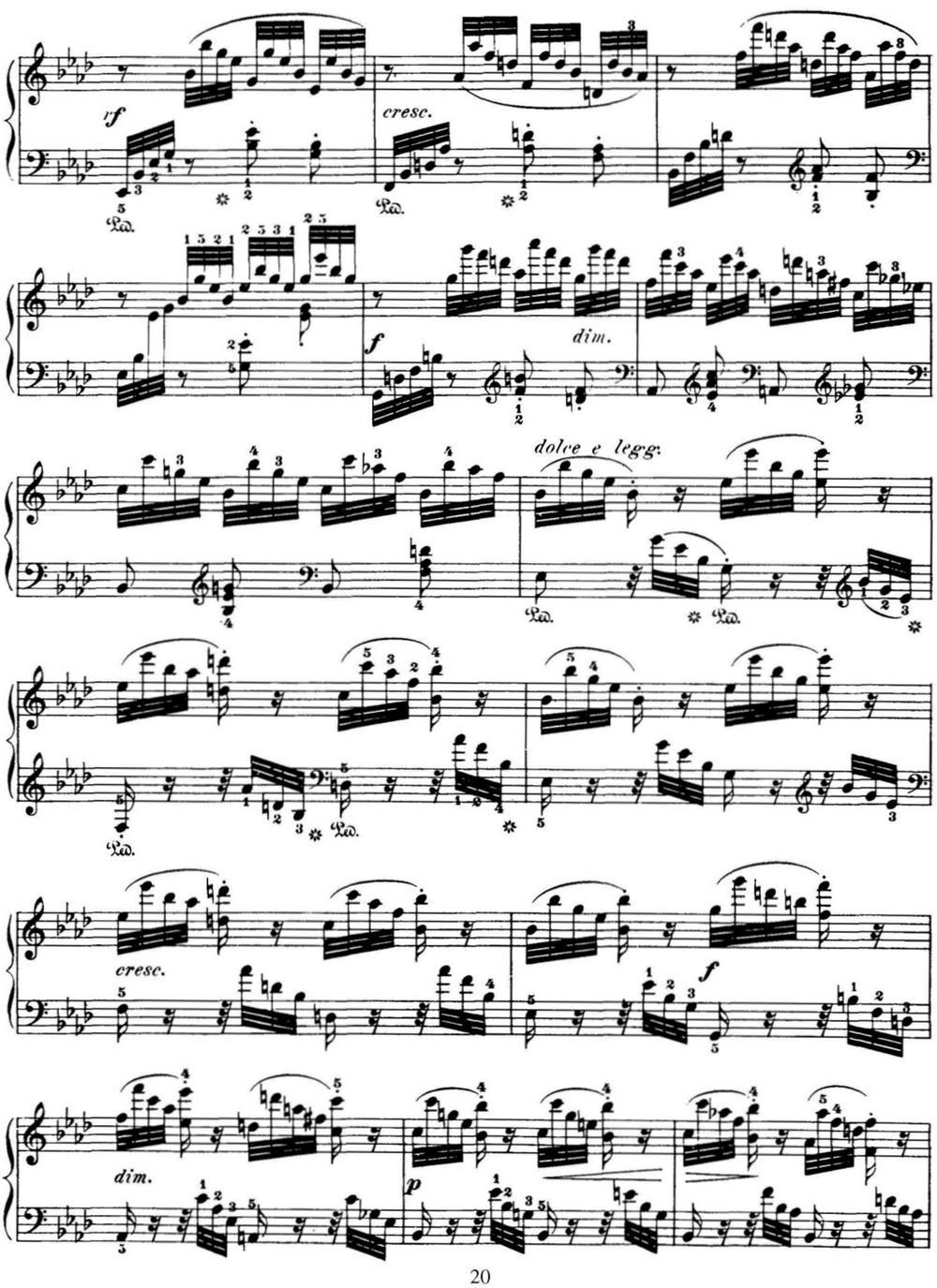 50首车尔尼Op.740钢琴手指灵巧技术练习曲（NO.6）钢琴曲谱（图2）