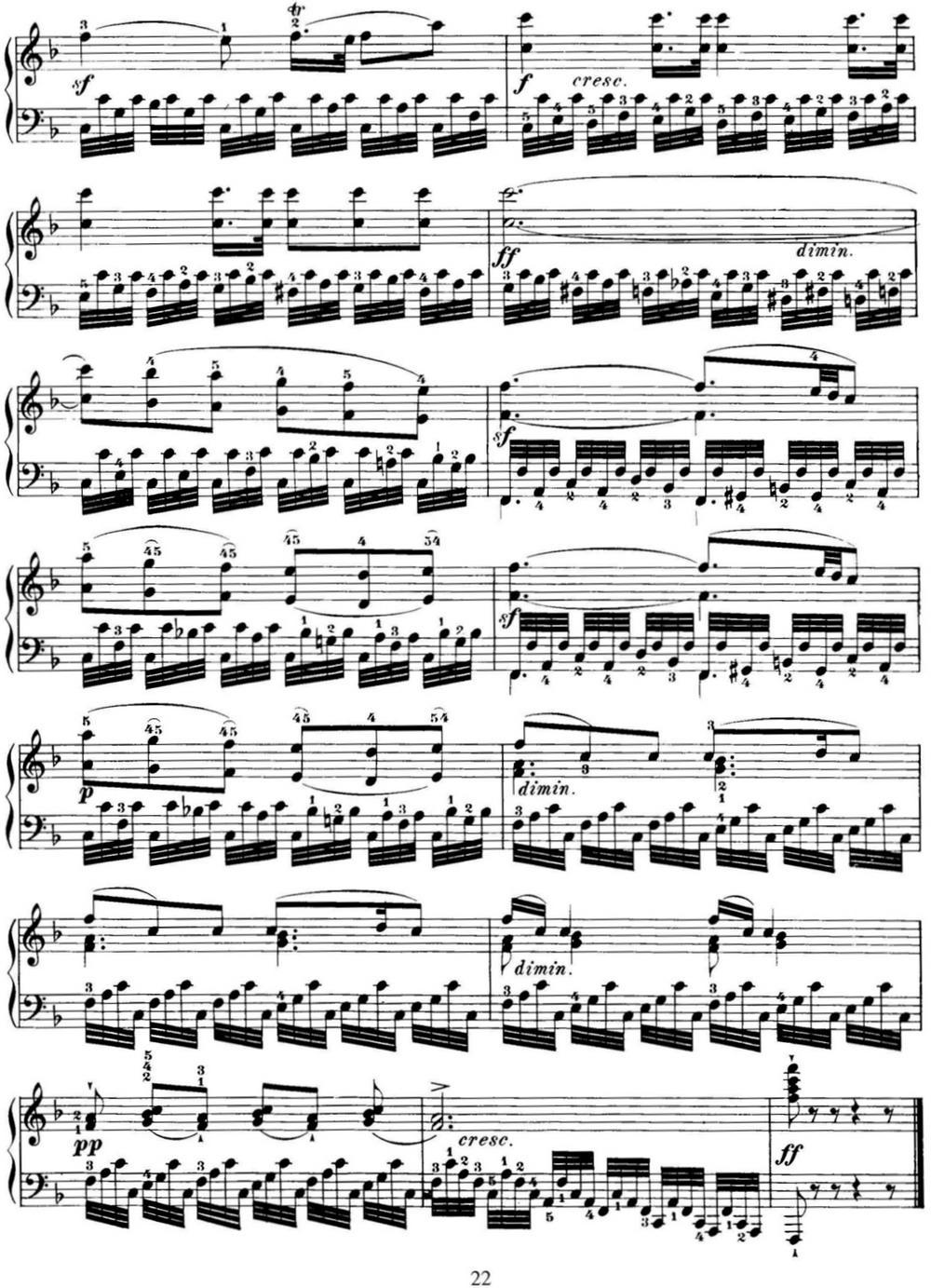 40首车尔尼Op.299钢琴快速练习曲（NO.10）钢琴曲谱（图2）