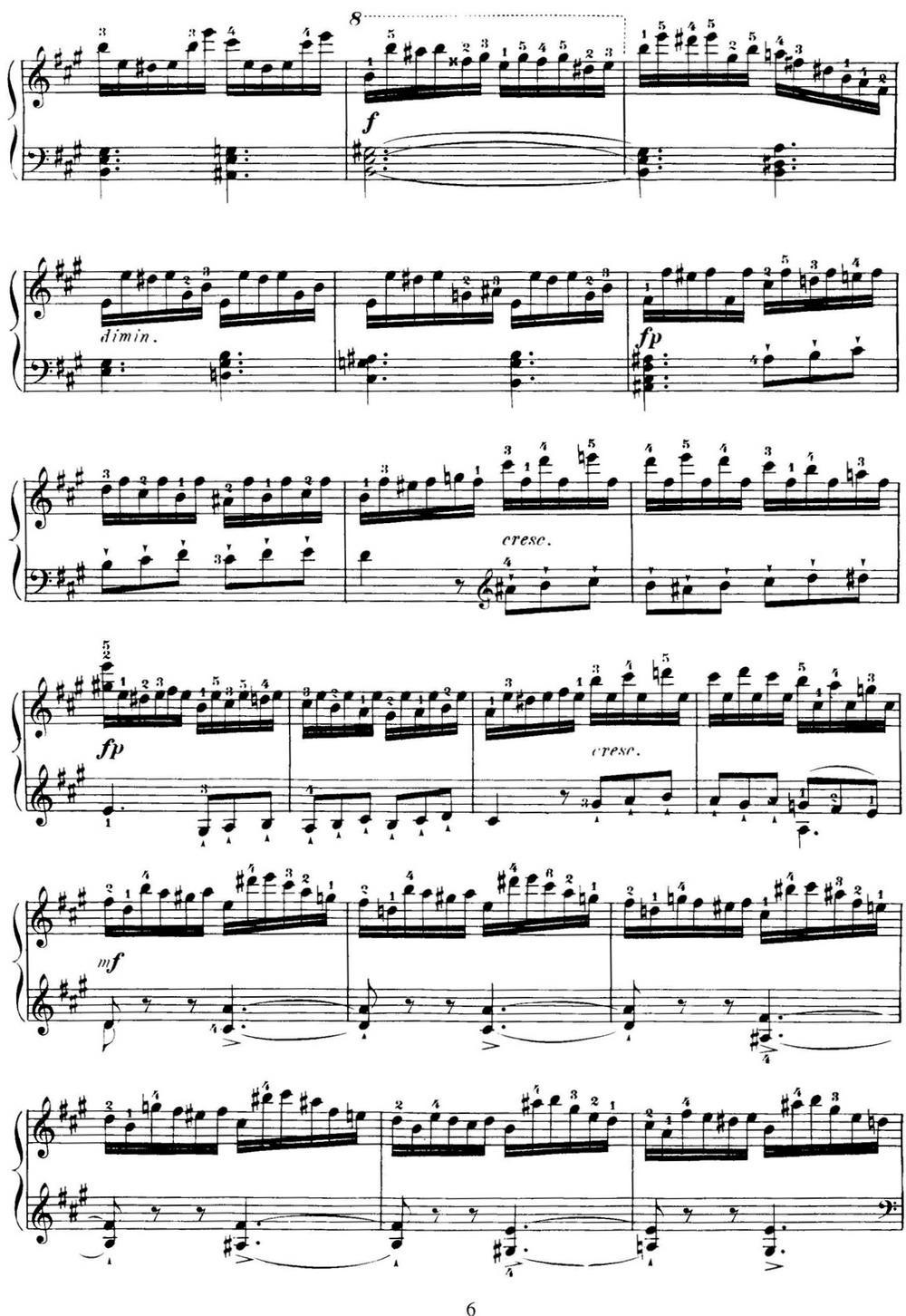 40首车尔尼Op.299钢琴快速练习曲（NO.23）钢琴曲谱（图2）