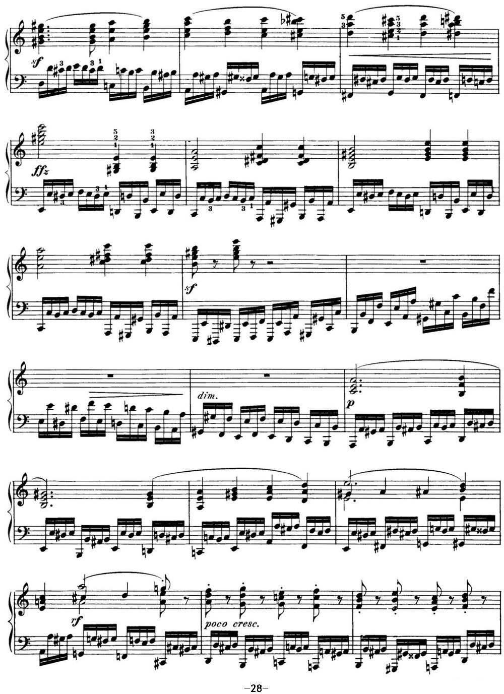 50首车尔尼Op.740钢琴手指灵巧技术练习曲（NO.8）钢琴曲谱（图3）