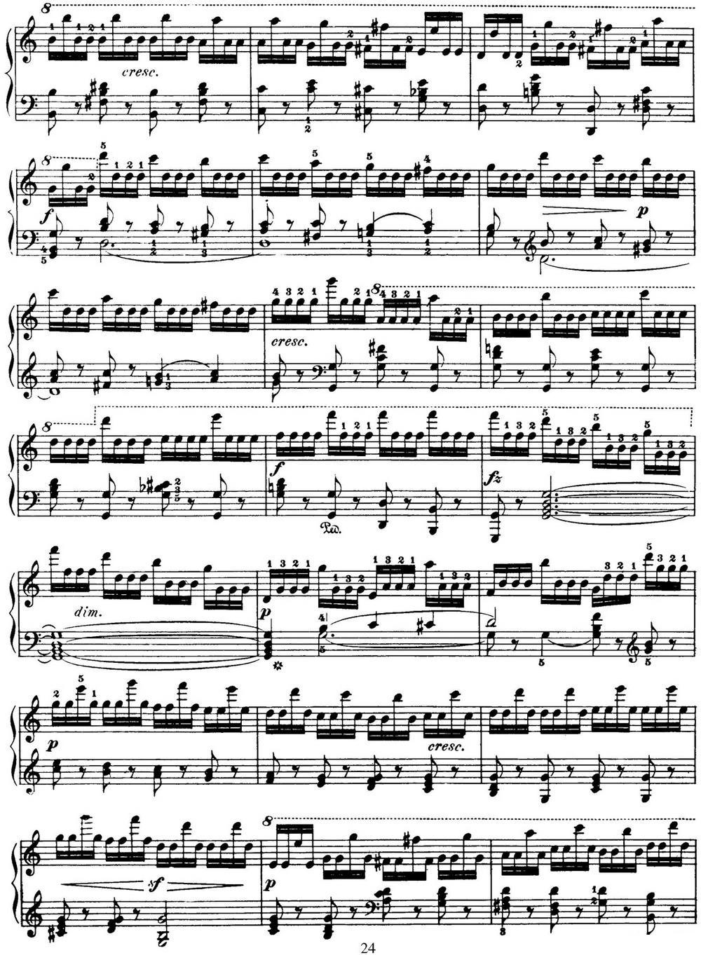 50首车尔尼Op.740钢琴手指灵巧技术练习曲（NO.7）钢琴曲谱（图2）