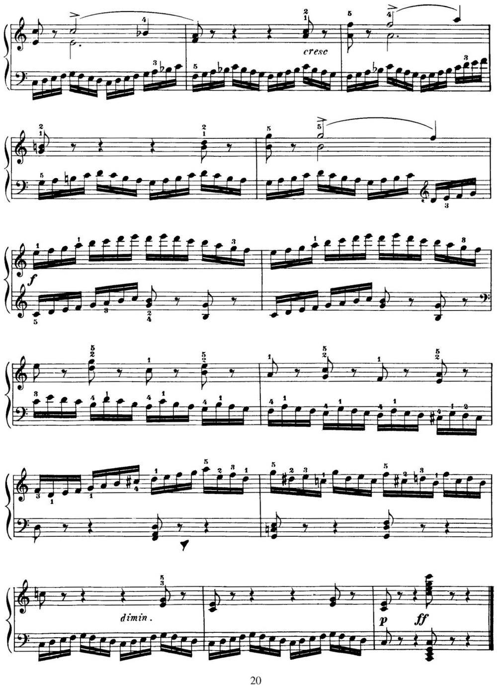 40首车尔尼Op.299钢琴快速练习曲（NO.9）钢琴曲谱（图4）