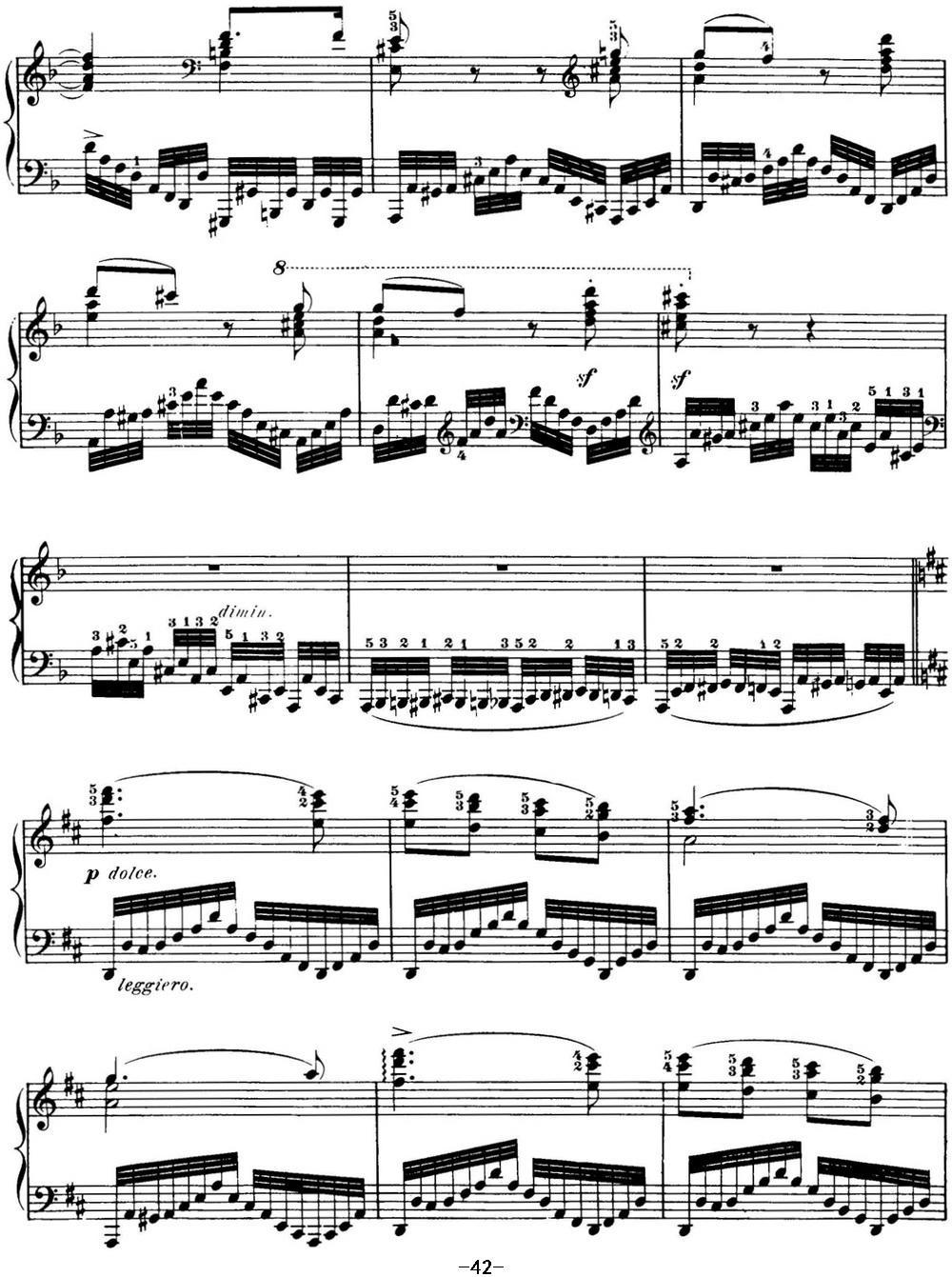 50首车尔尼Op.740钢琴手指灵巧技术练习曲（NO.12）钢琴曲谱（图3）