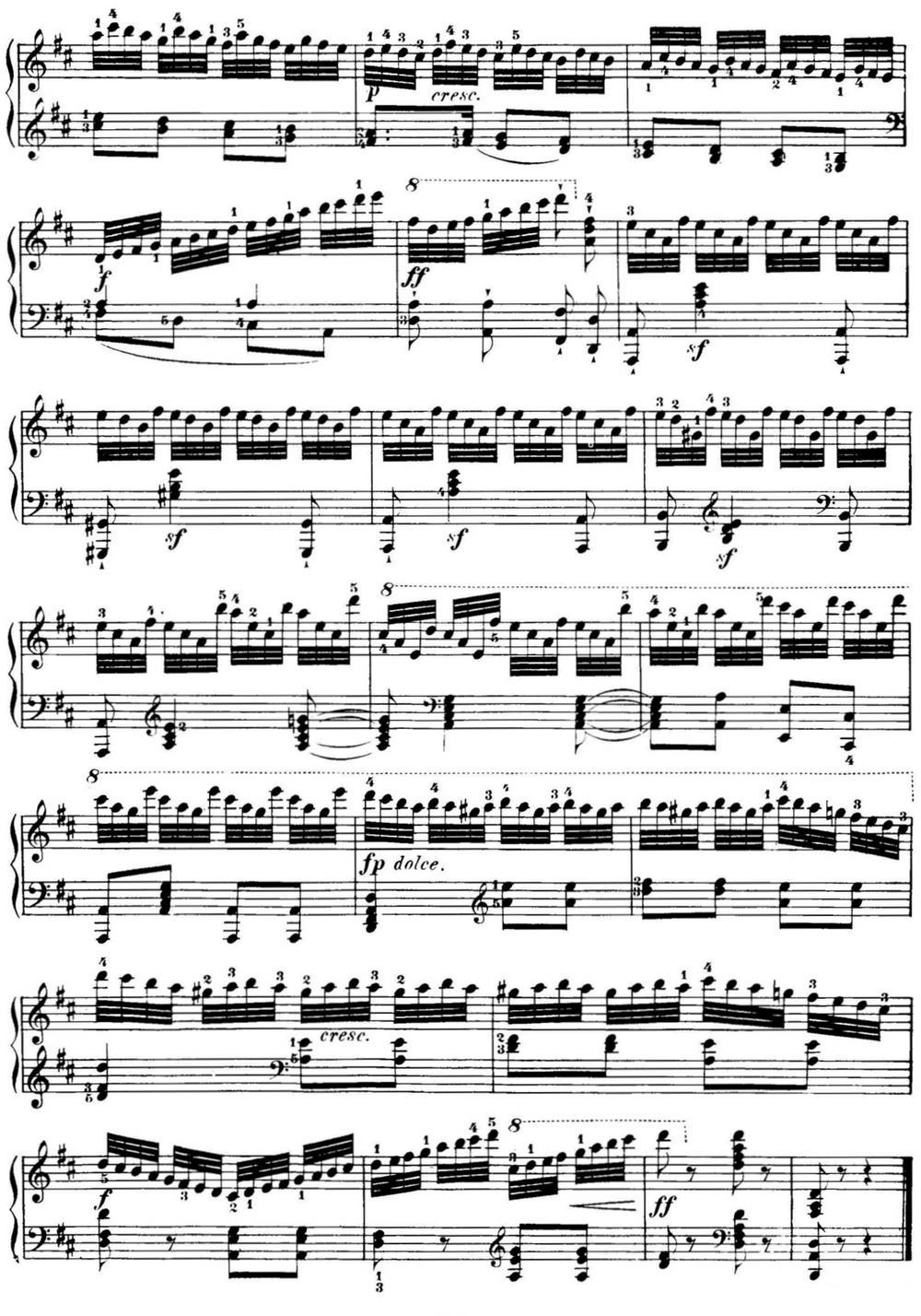 40首车尔尼Op.299钢琴快速练习曲（NO.24）钢琴曲谱（图2）