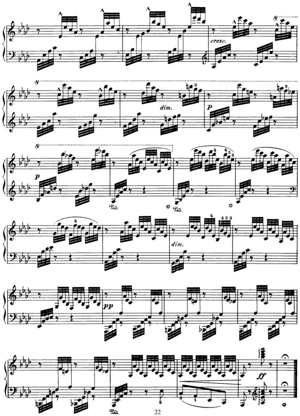 50首车尔尼Op.740钢琴手指灵巧技术练习曲（NO.6）钢琴曲谱（图4）