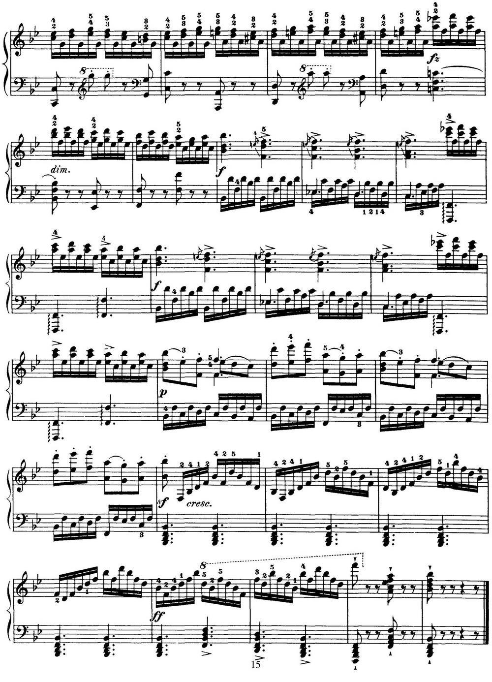 50首车尔尼Op.740钢琴手指灵巧技术练习曲（NO.4）钢琴曲谱（图4）