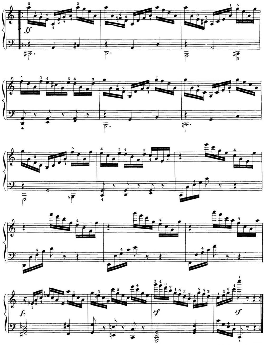 40首车尔尼Op.299钢琴快速练习曲（NO.30）钢琴曲谱（图2）