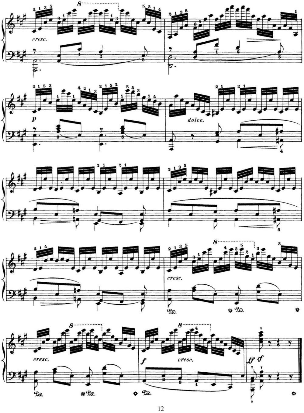 50首车尔尼Op.740钢琴手指灵巧技术练习曲（NO.36）钢琴曲谱（图3）