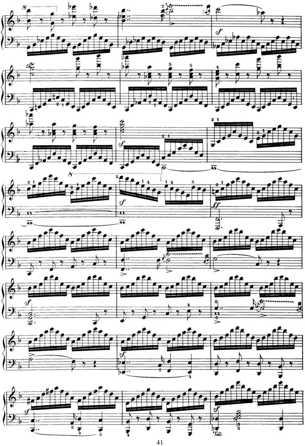 50首车尔尼Op.740钢琴手指灵巧技术练习曲（NO.46）钢琴曲谱（图2）