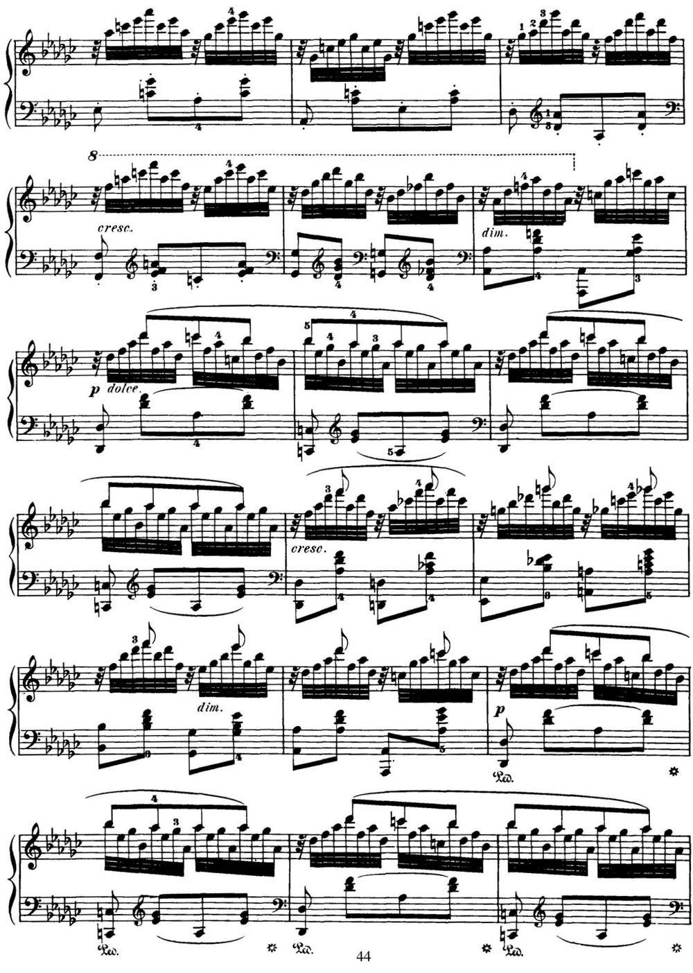50首车尔尼Op.740钢琴手指灵巧技术练习曲（NO.47）钢琴曲谱（图2）