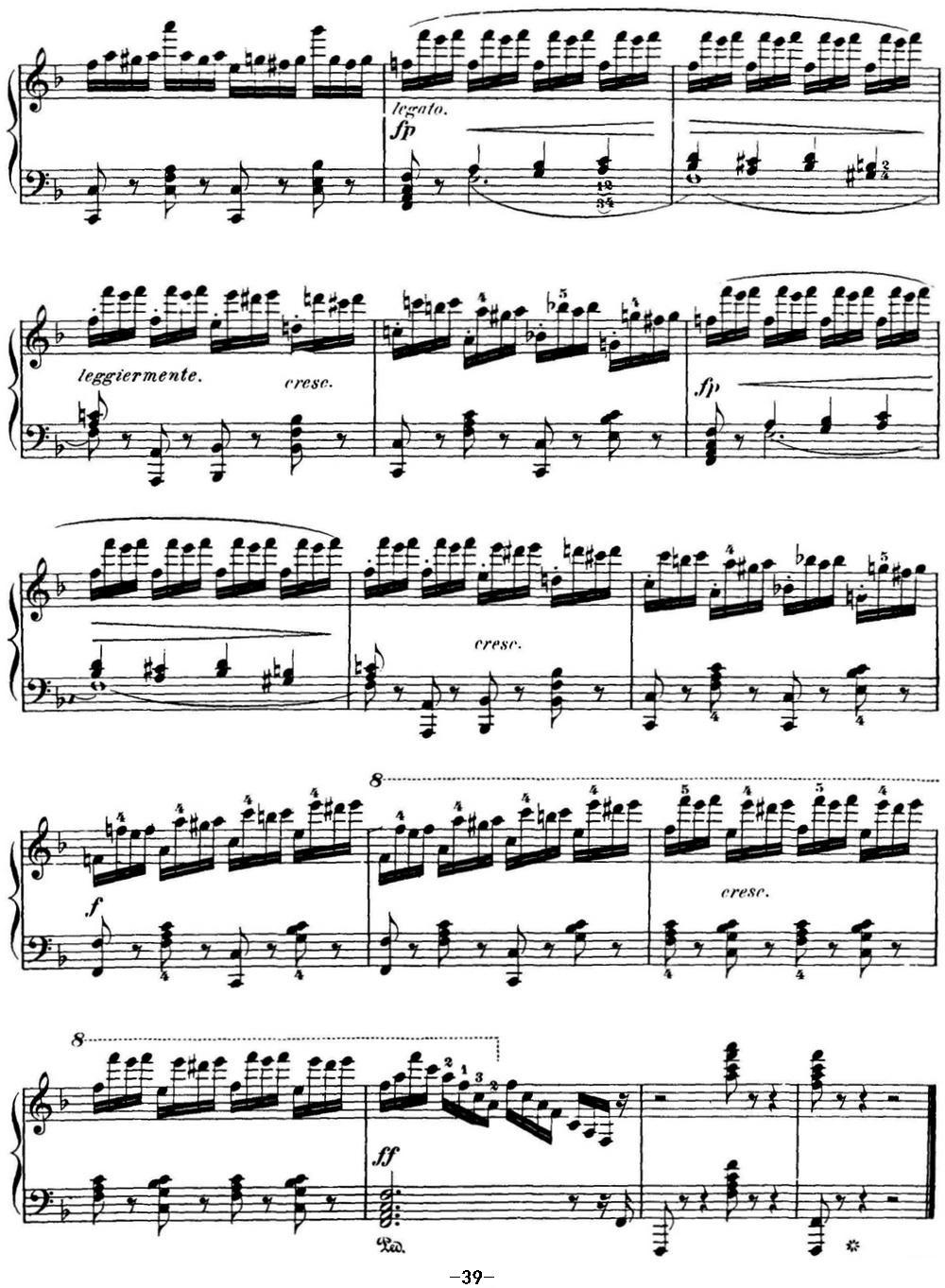 50首车尔尼Op.740钢琴手指灵巧技术练习曲（NO.11）钢琴曲谱（图4）