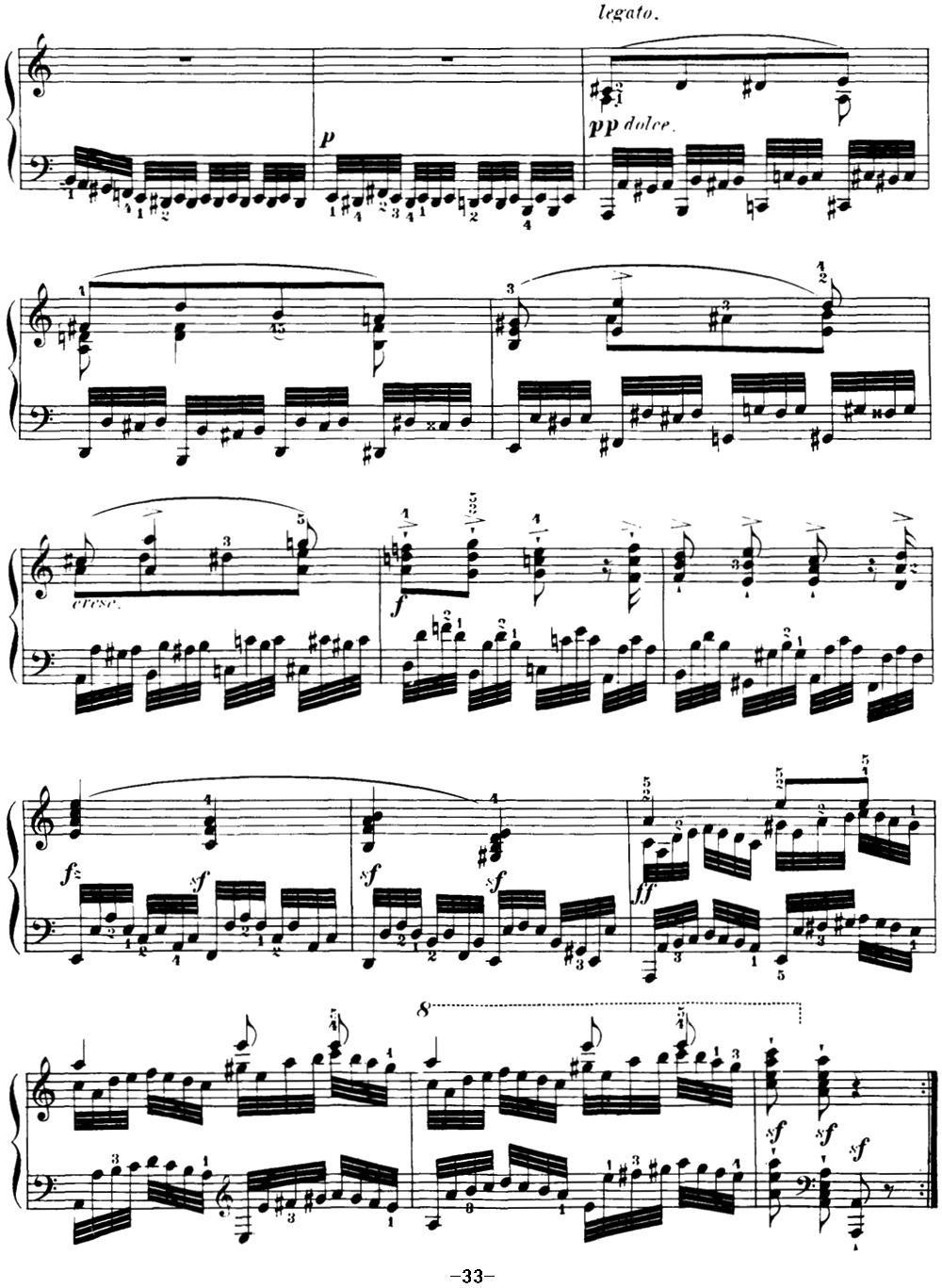 40首车尔尼Op.299钢琴快速练习曲（NO.34）钢琴曲谱（图3）