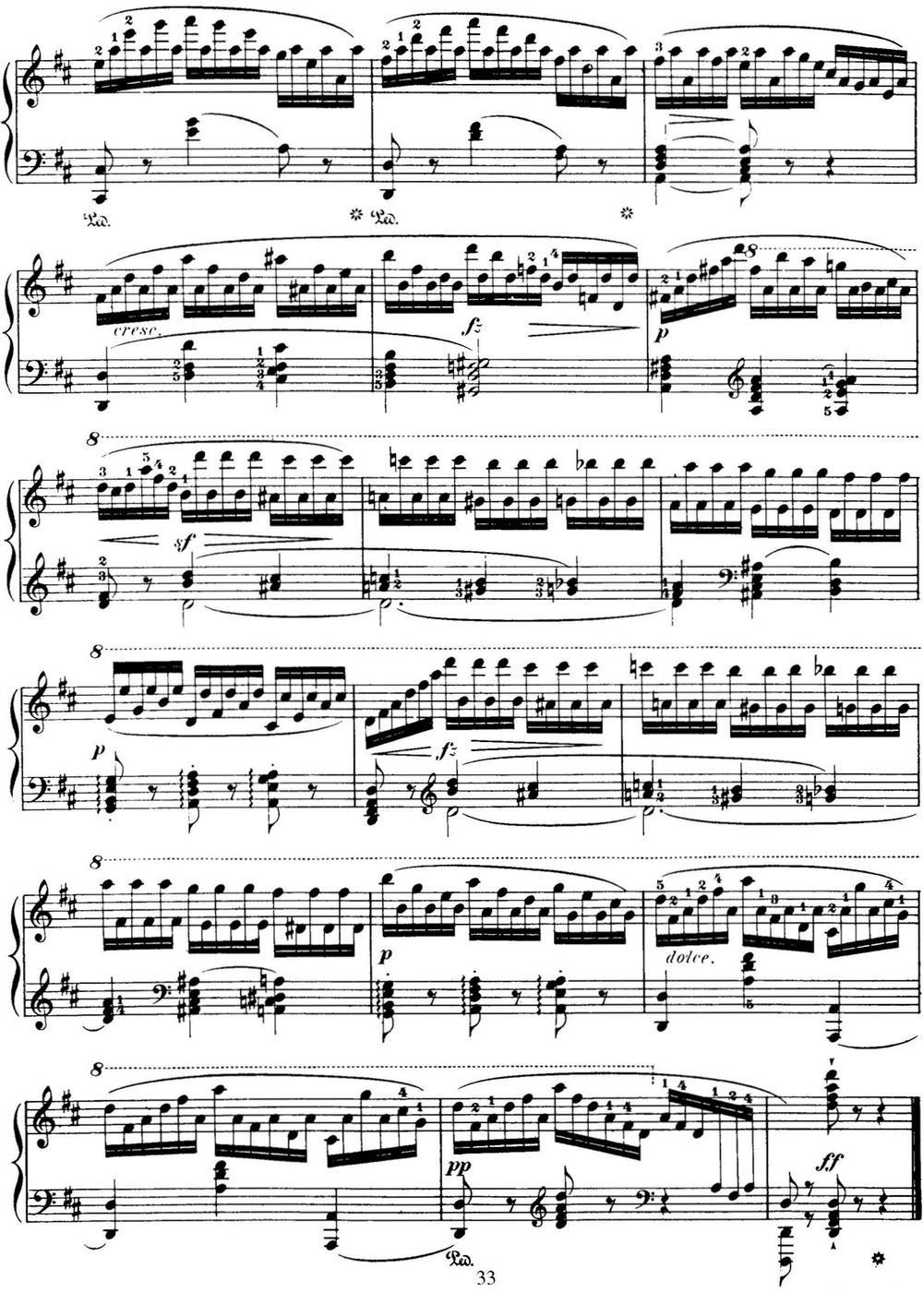 50首车尔尼Op.740钢琴手指灵巧技术练习曲（NO.43）钢琴曲谱（图3）