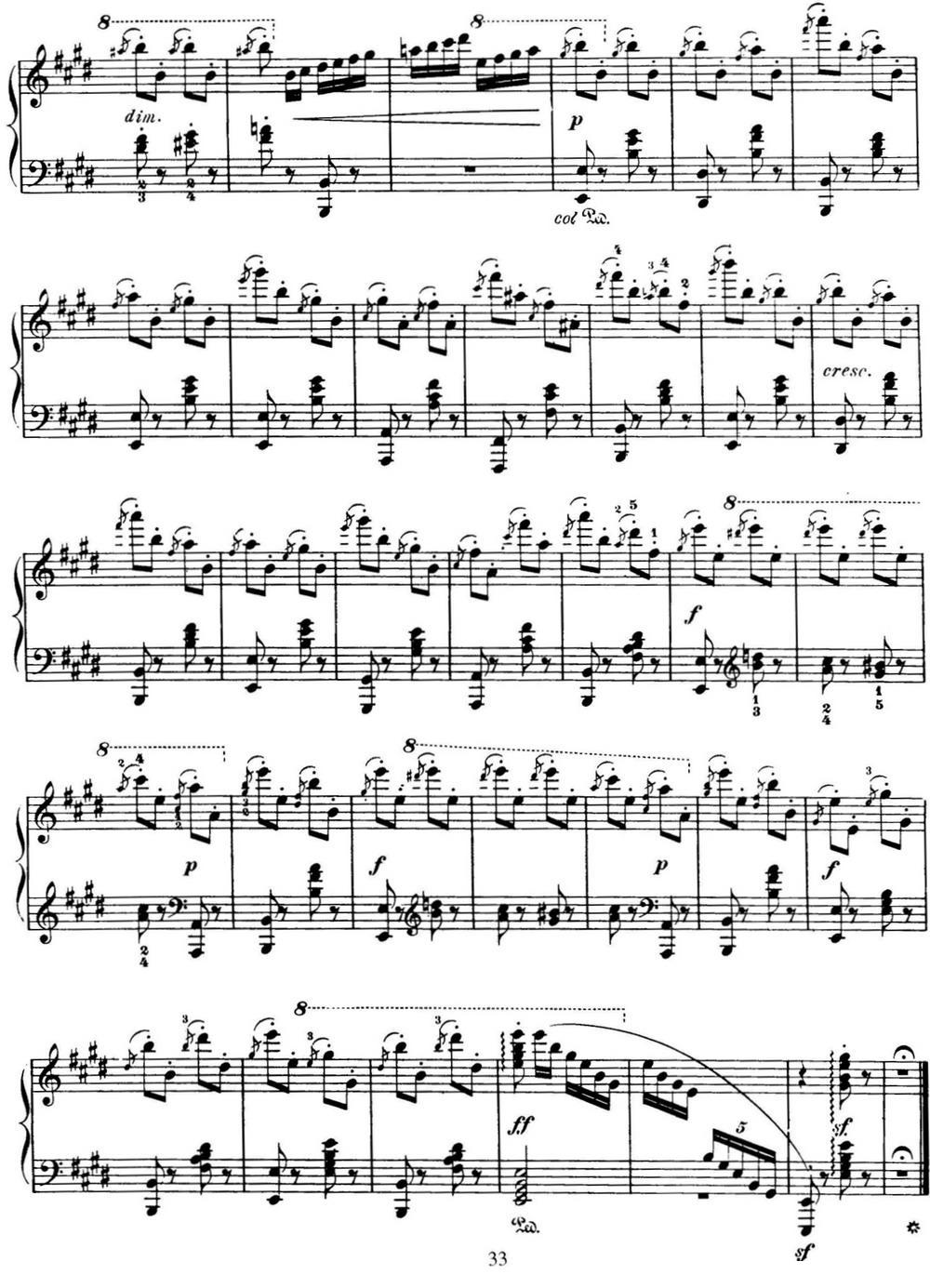 50首车尔尼Op.740钢琴手指灵巧技术练习曲（NO.9）钢琴曲谱（图4）