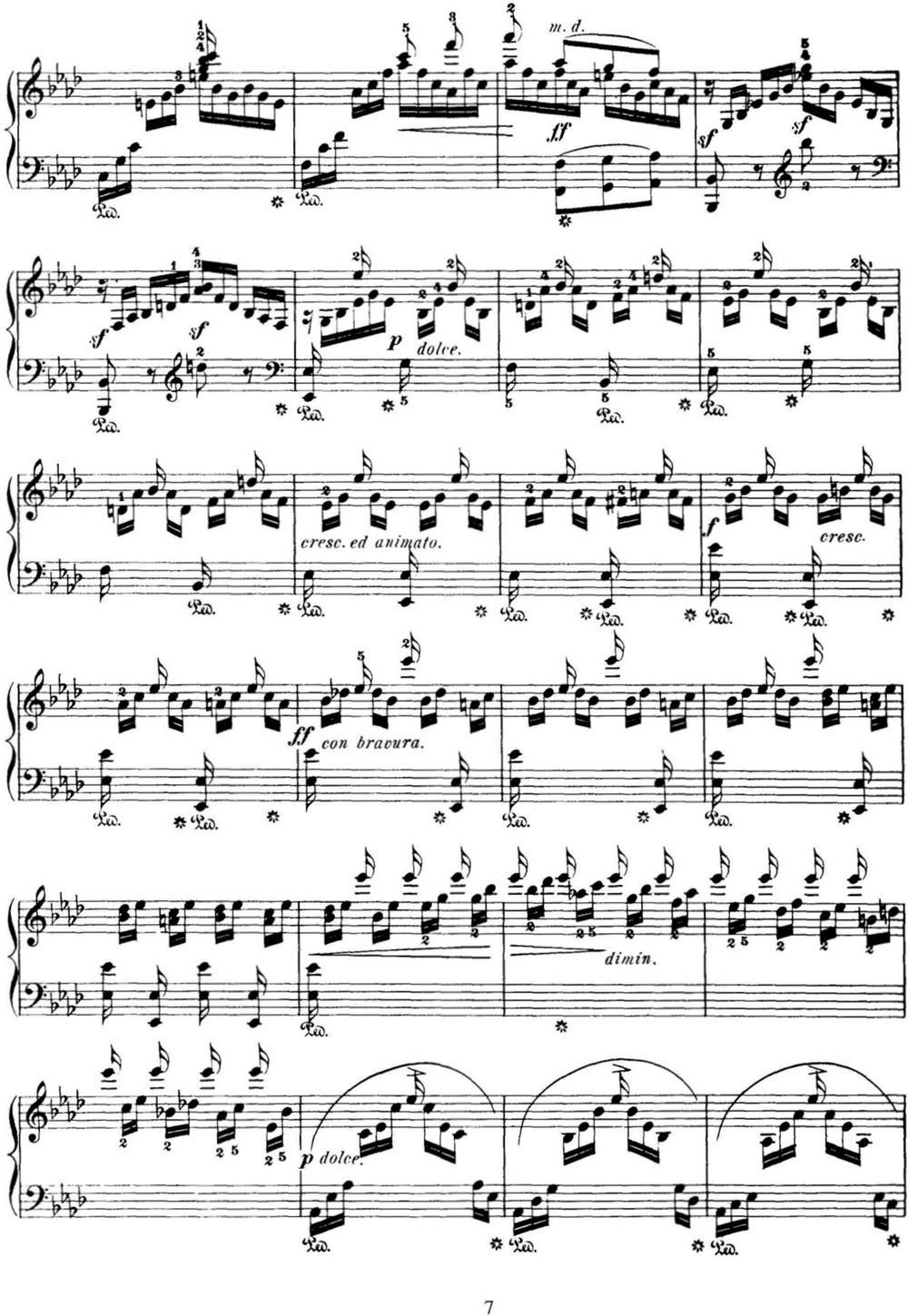 50首车尔尼Op.740钢琴手指灵巧技术练习曲（NO.18）钢琴曲谱（图3）